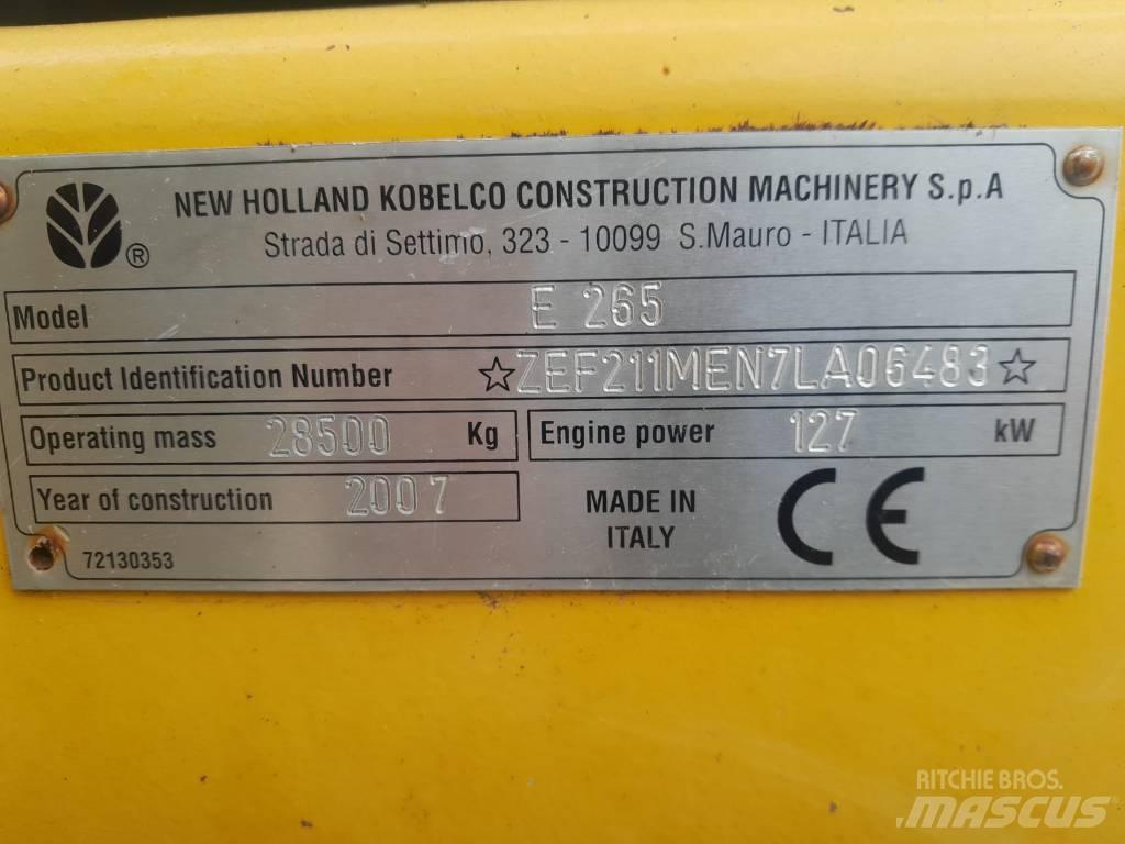 New Holland E 265 Crawler excavators