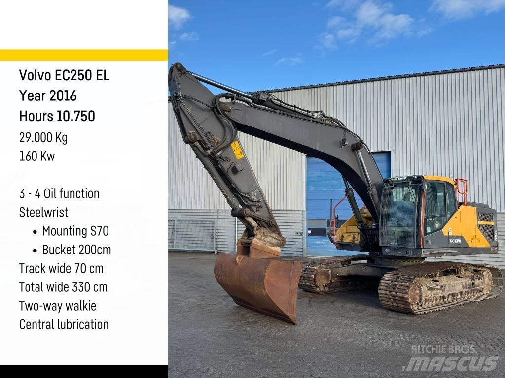 Volvo EC 250 EL Crawler excavators
