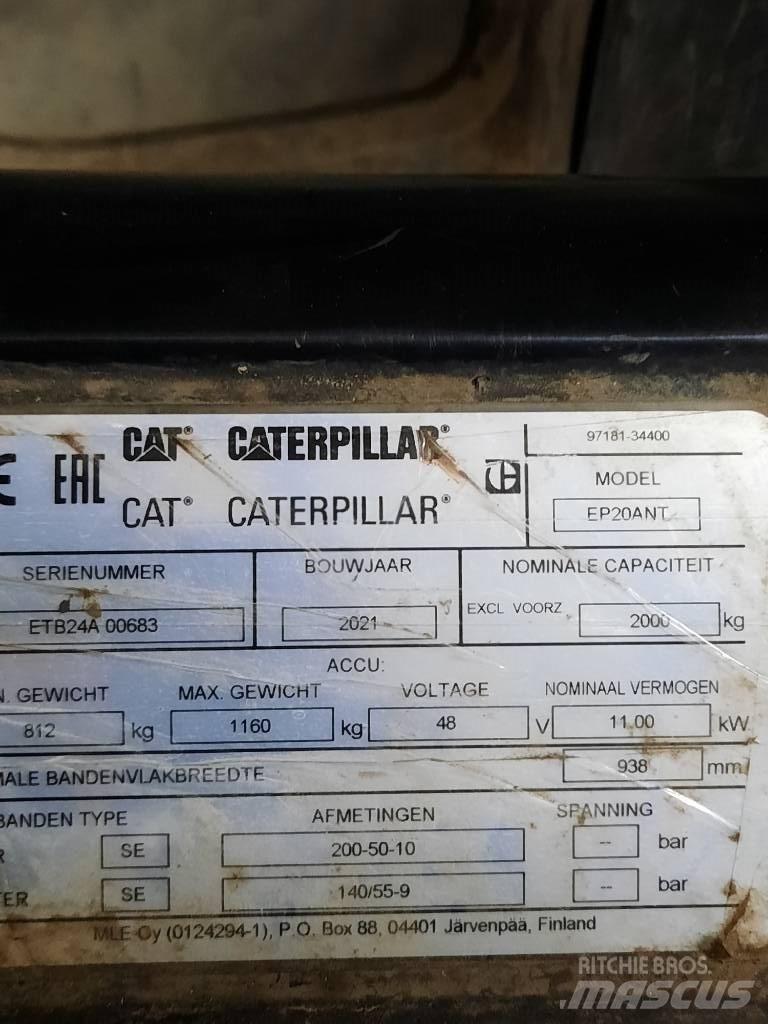 CAT EP20ANT Electric forklift trucks