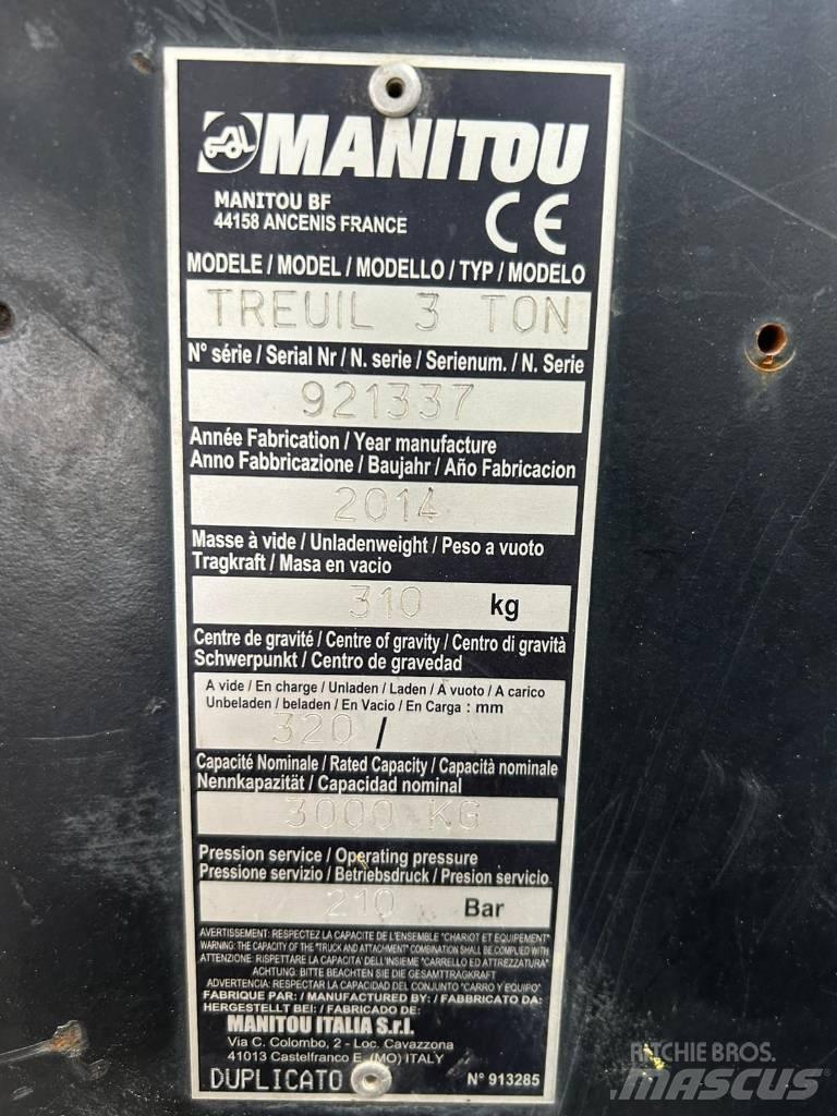 Manitou WINCH 3T Other components