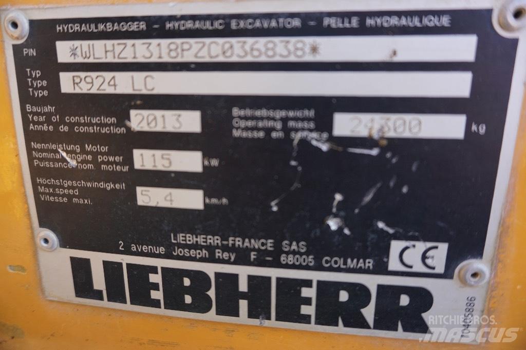 Liebherr R 924 LC Crawler excavators