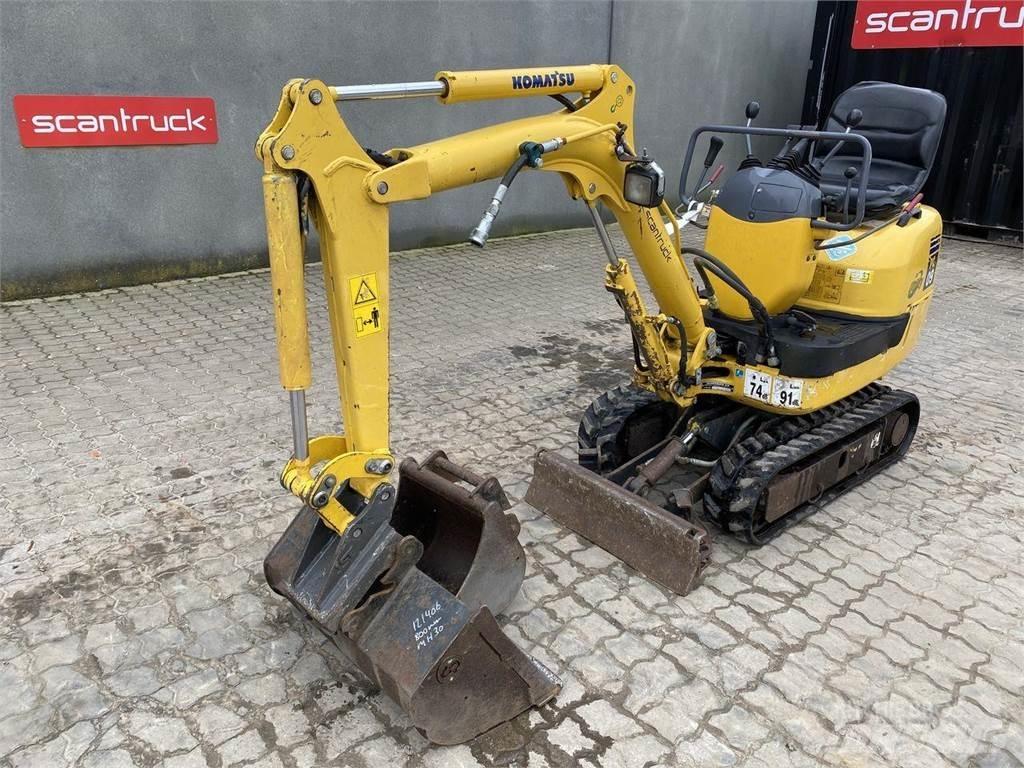 Komatsu PC09-1 Wheeled excavators