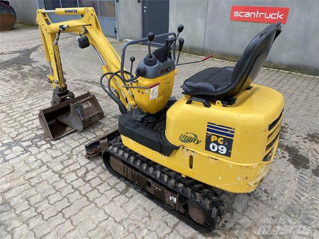 Komatsu PC09-1 Wheeled excavators