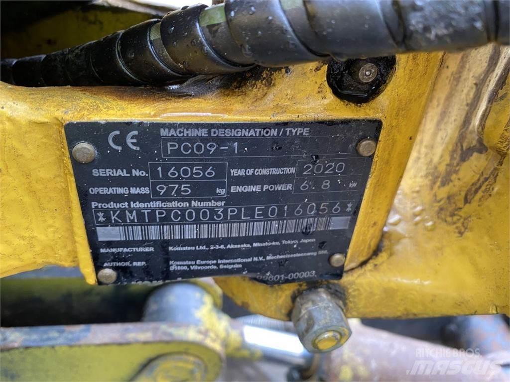 Komatsu PC09-1 Wheeled excavators