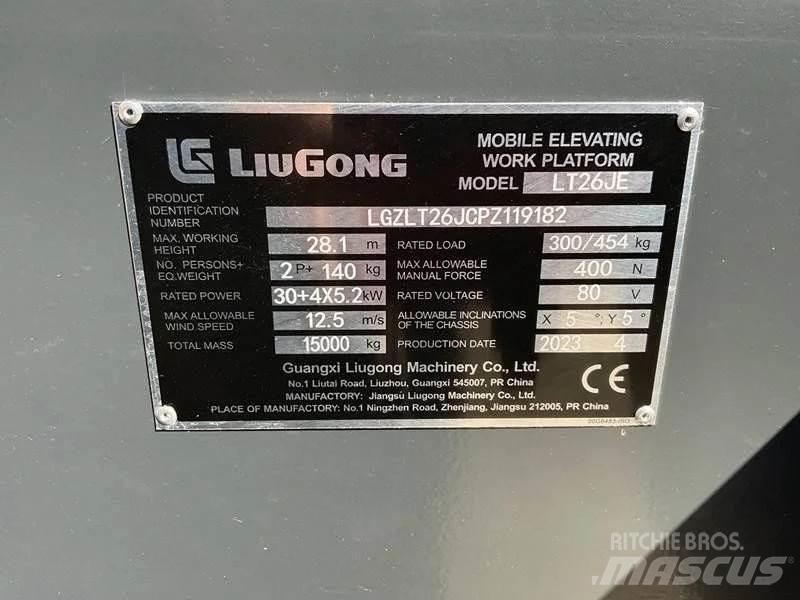 LiuGong LT26JE-li Articulated boom lifts