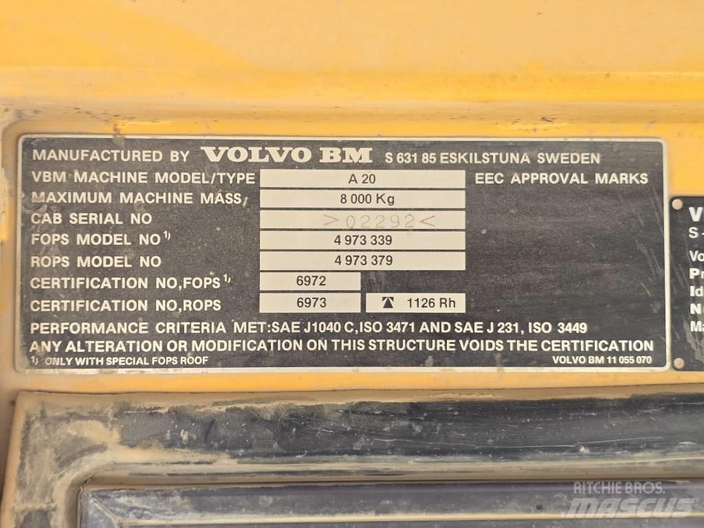 Volvo BM A 20 Site dumpers