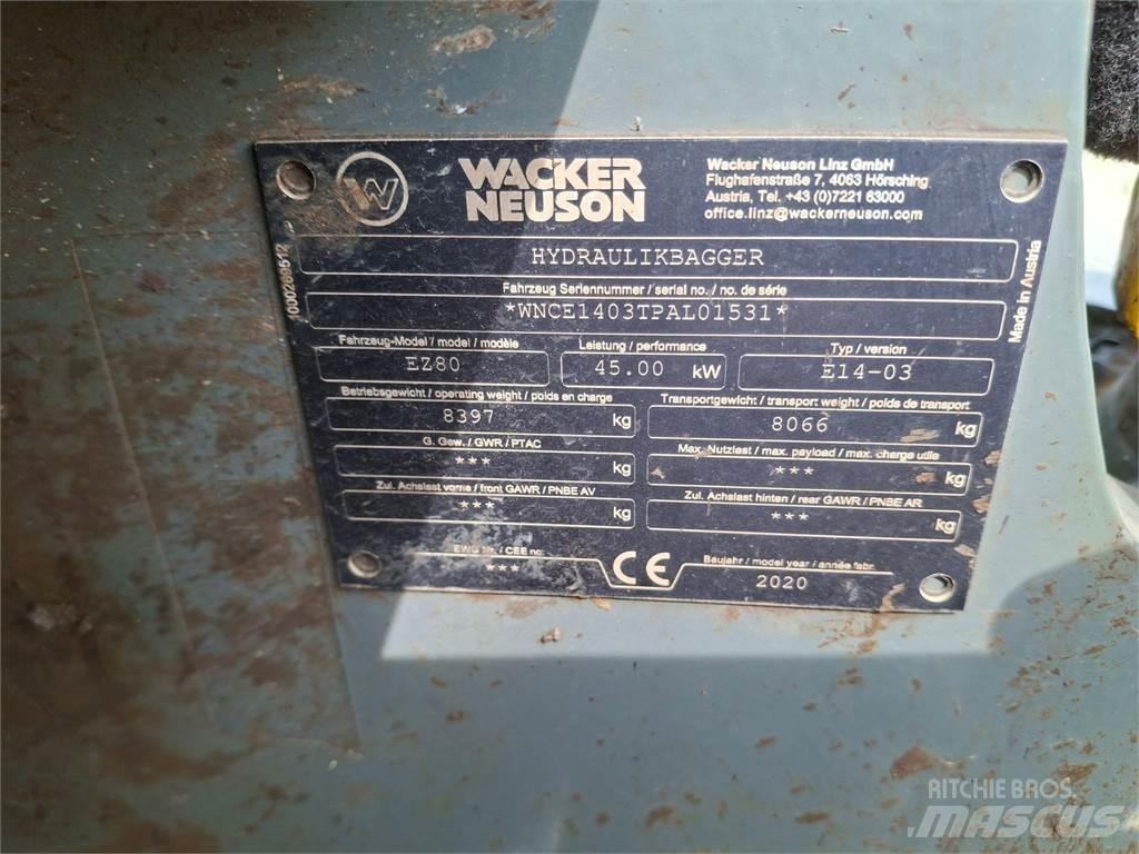 Wacker Neuson EZ80 Crawler excavators