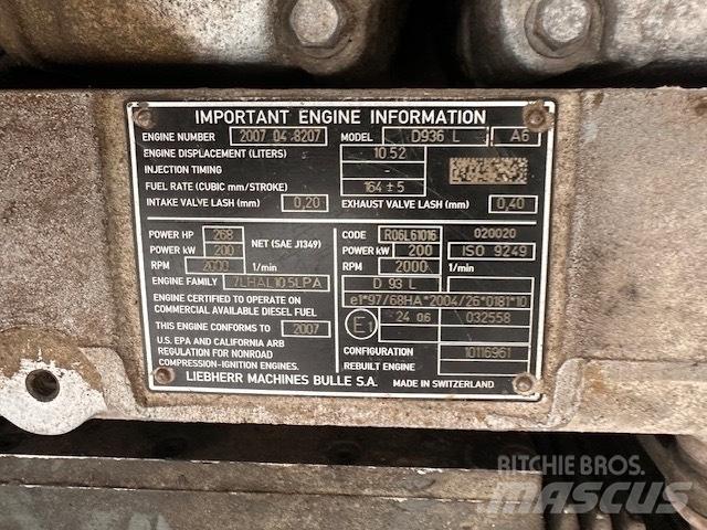 Liebherr D 936 L A6 Engines