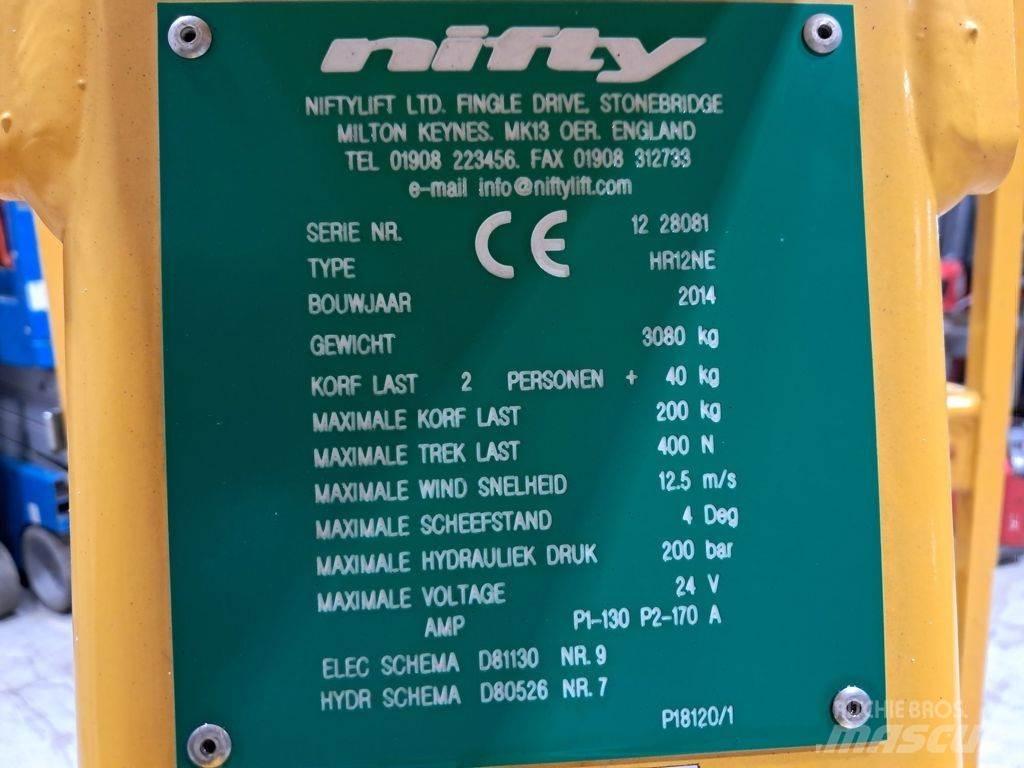 Niftylift HR12NE Articulated boom lifts