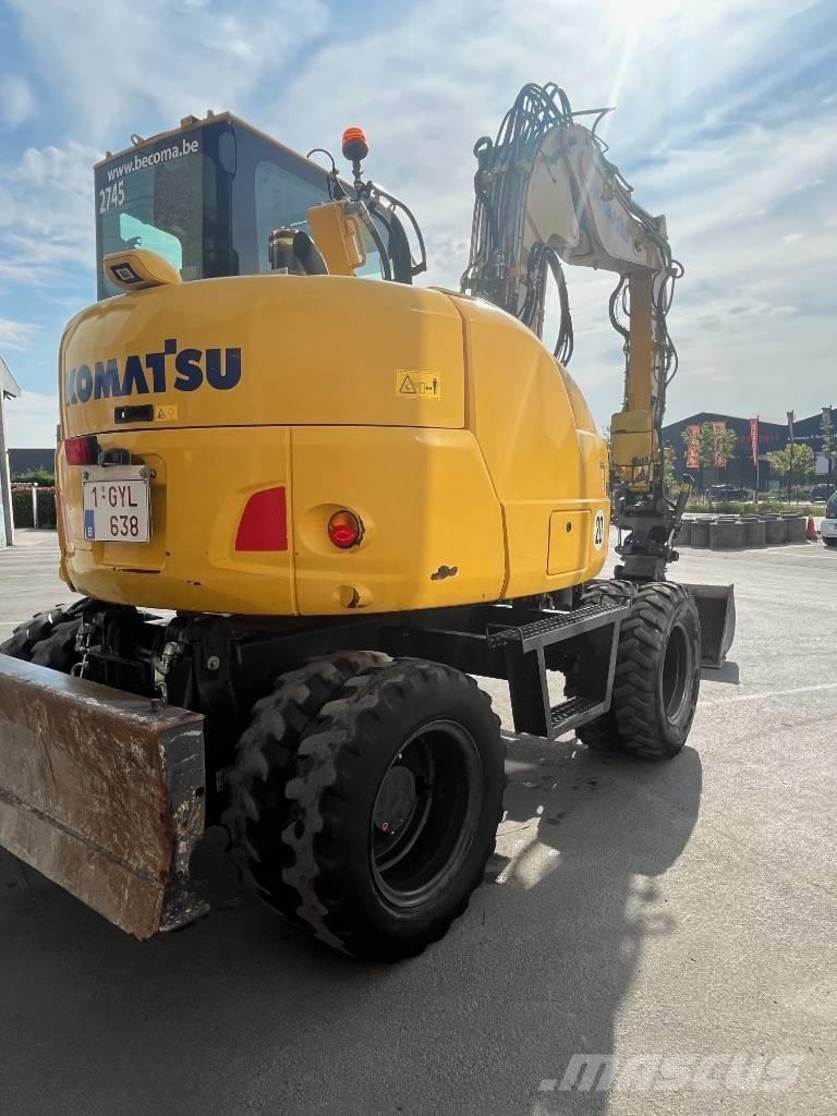 Komatsu PW98MR-10 Wheeled excavators