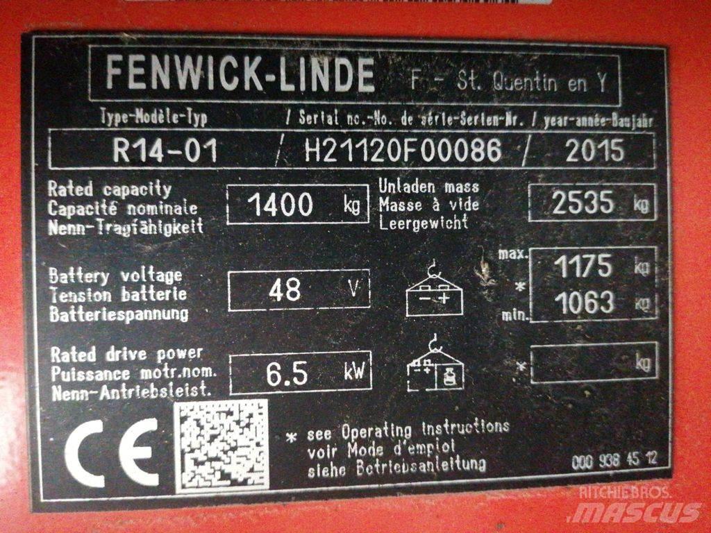 Linde R14-01 Reach truck