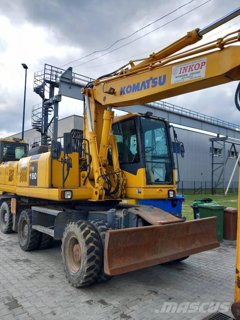 Komatsu PW 180-7EO Wheeled excavators