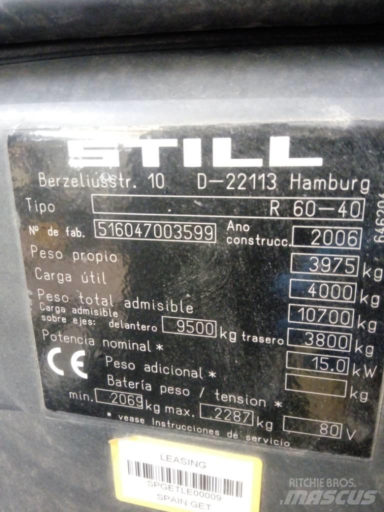 Still R 60-40 Electric forklift trucks