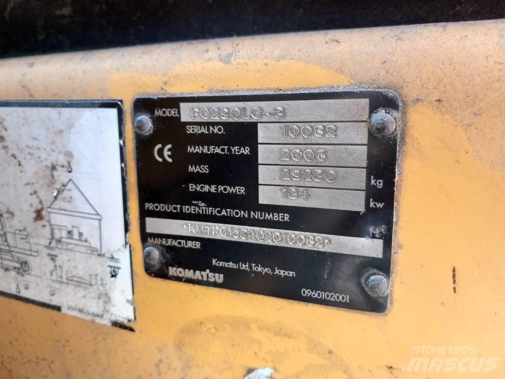 Komatsu PC 290 LC-3 Crawler excavators