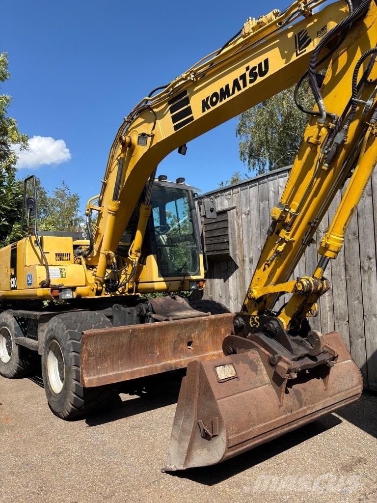Komatsu PW 130-7K Wheeled excavators
