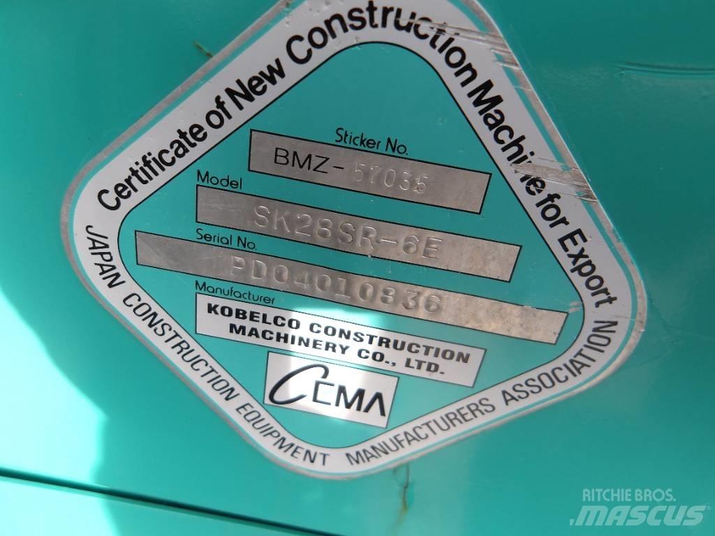 Kobelco SK 28 SR Mini excavators < 7t (Mini diggers)
