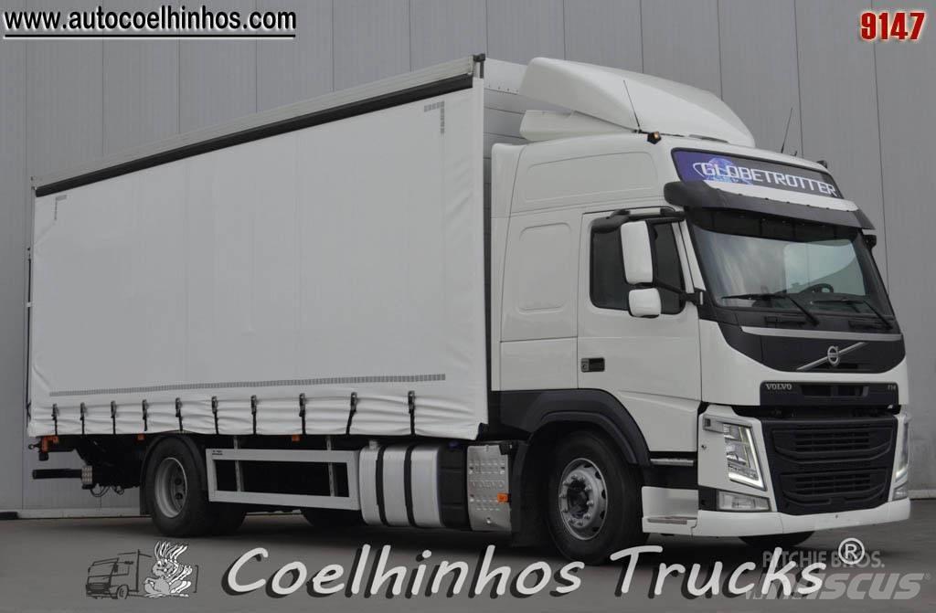 Volvo FM 410 Curtain sider trucks