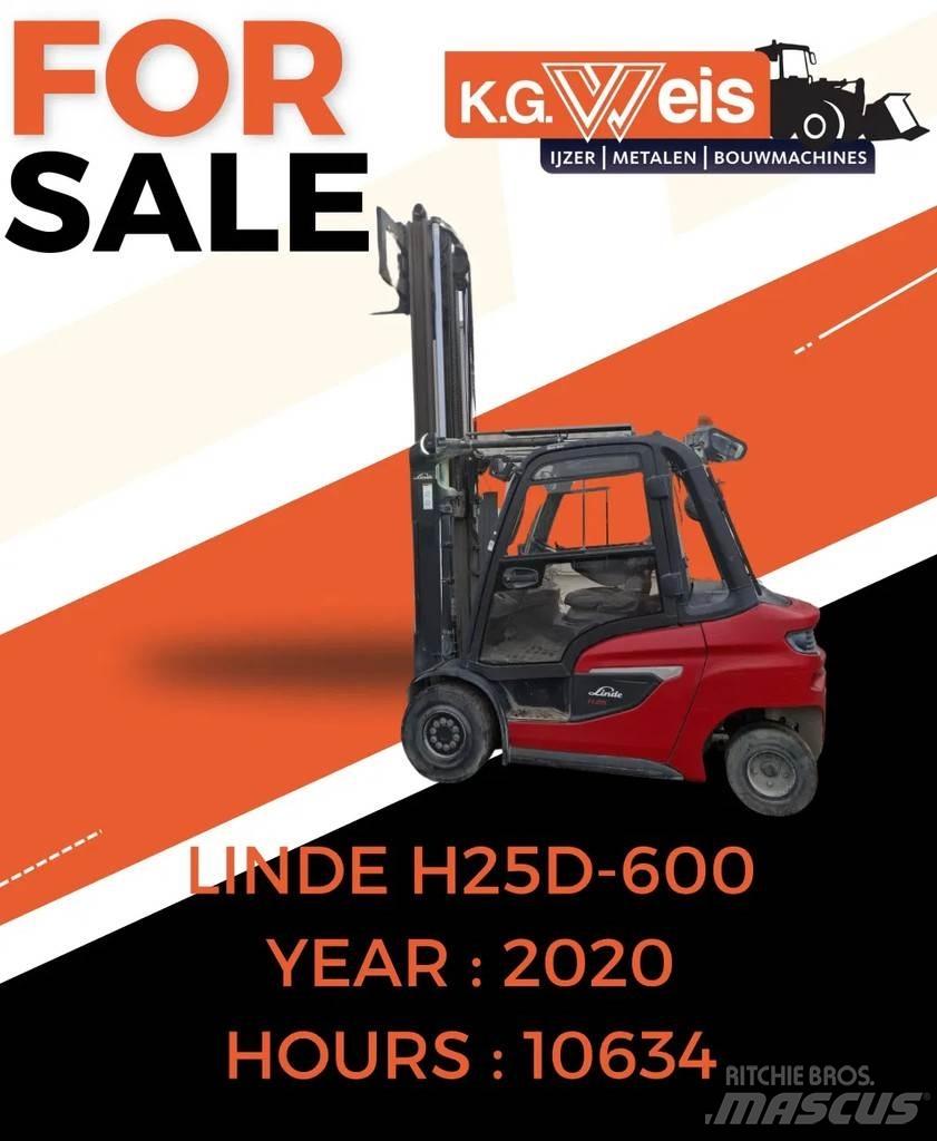 Linde H25D-600 Diesel trucks