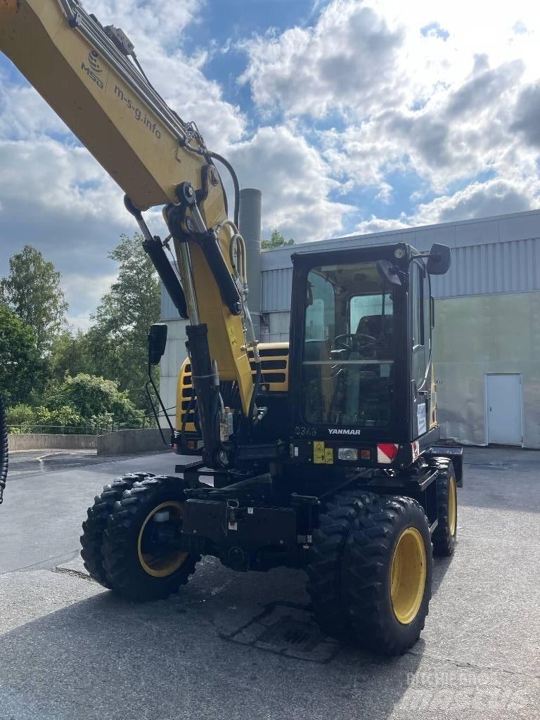 Yanmar B 95 W Wheeled excavators