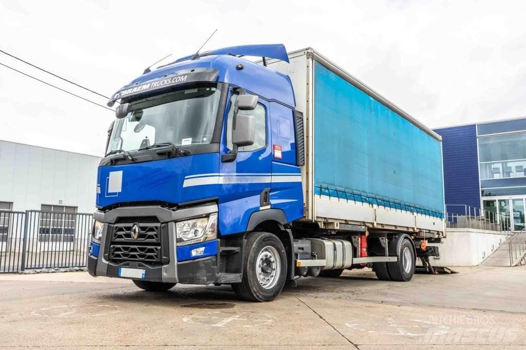 Renault T460+E6 Curtain sider trucks