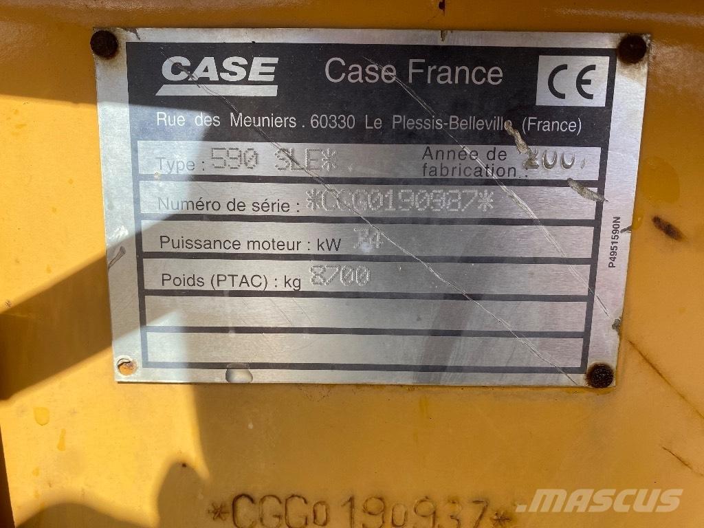 CASE 590 SLE Backhoe