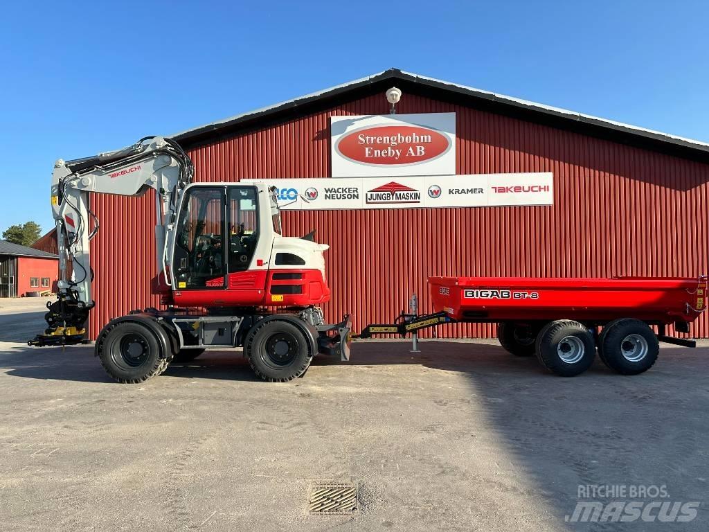 Takeuchi TB 395 W Wheeled excavators