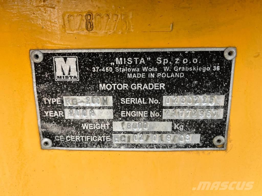  Mista RD200H Graders