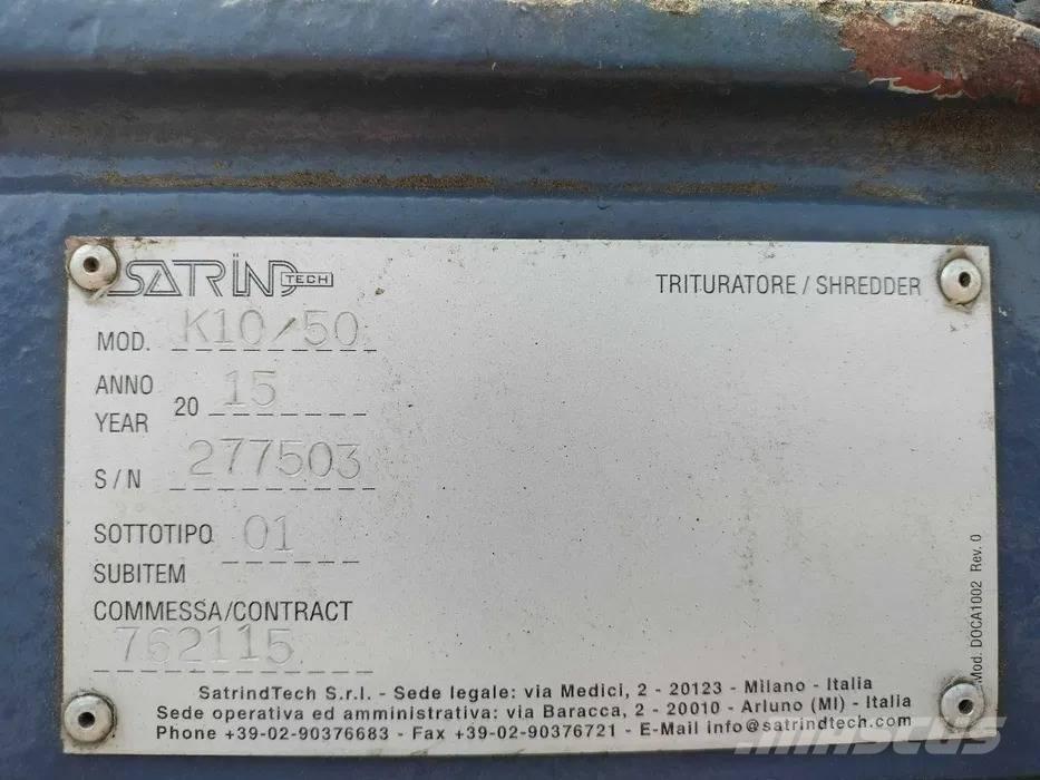 Satrind K10/50 Waste Shredders