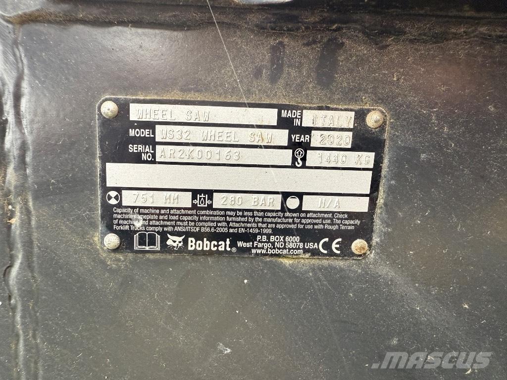 Bobcat WS 32 Other components
