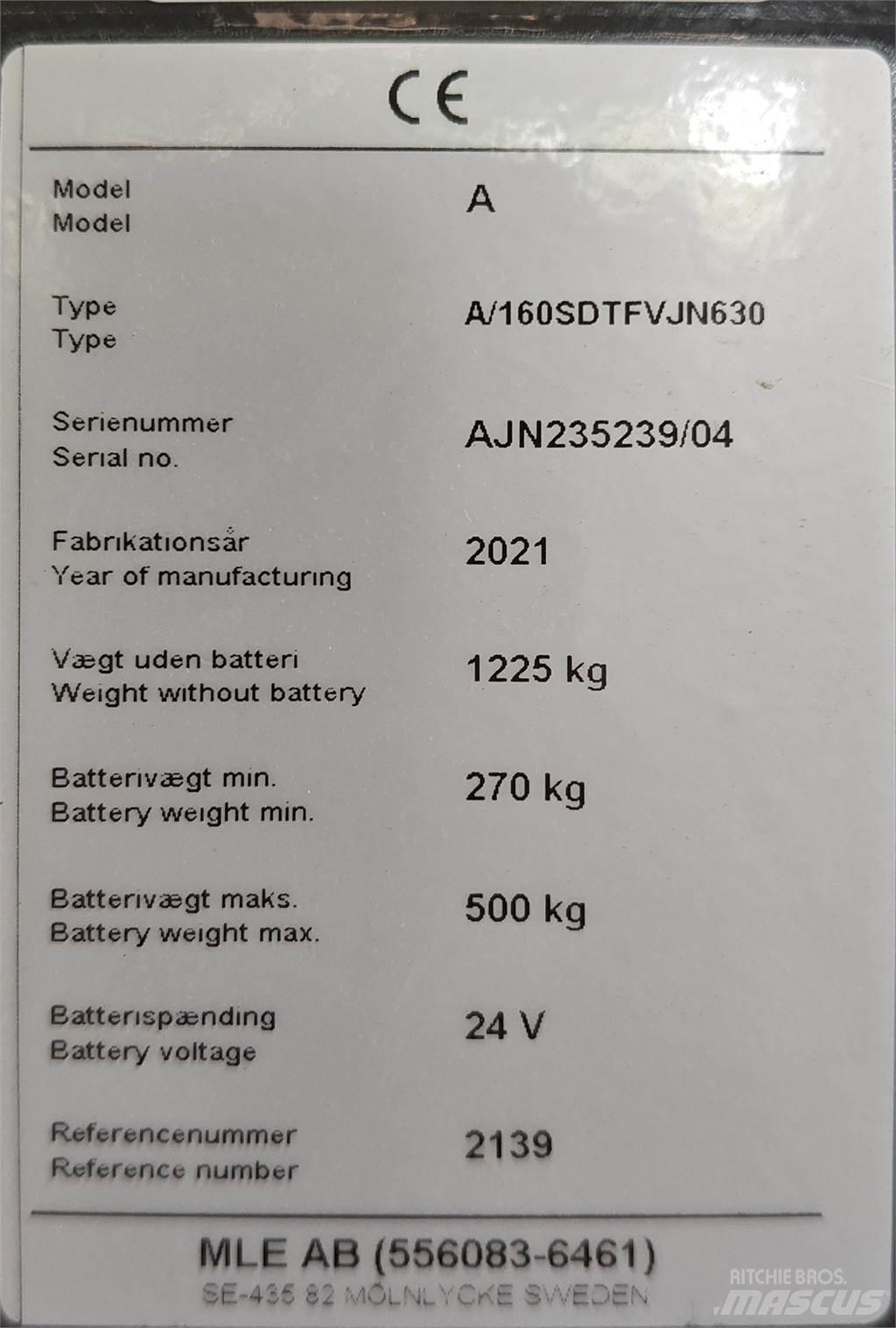 Atlet 160SDTFV Low lift with platform