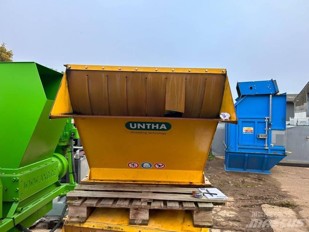 Untha RS50 Feed Hood Waste / recycling & quarry spare parts