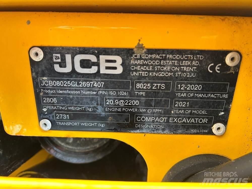 JCB 8025 Mini excavators < 7t (Mini diggers)