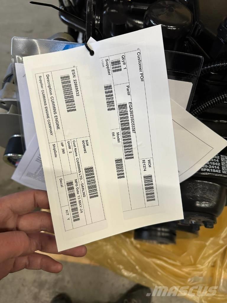 Cummins B6.7 FR95884 Farm machinery