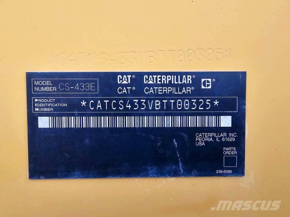 CAT CS 433 E Twin drum rollers