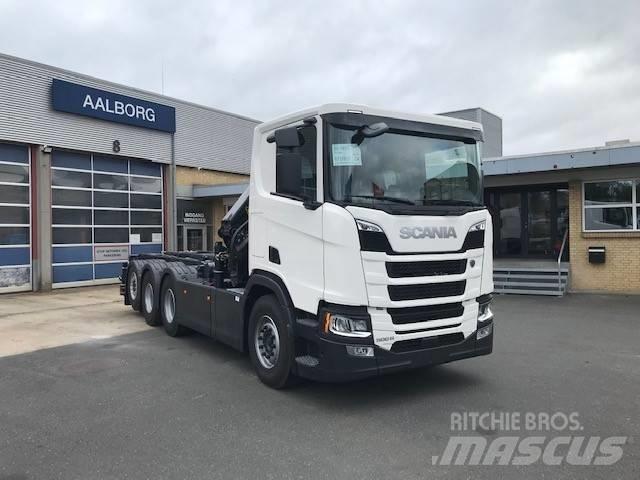 Scania R 500 Truck mounted cranes