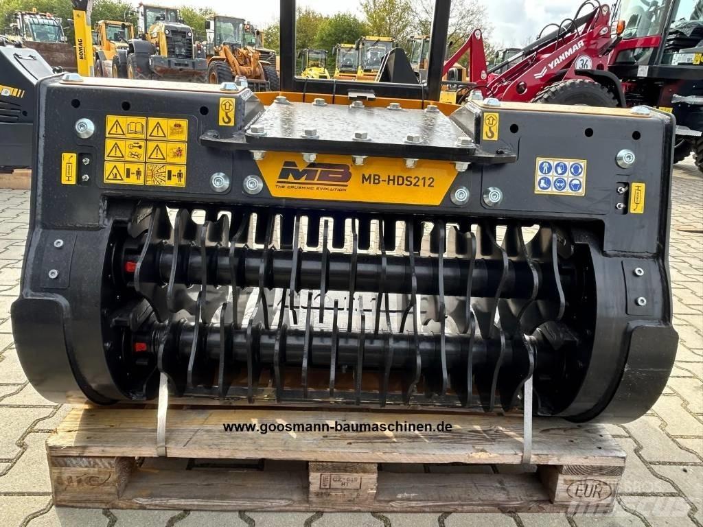 MB Crusher HDS 212 Screening buckets