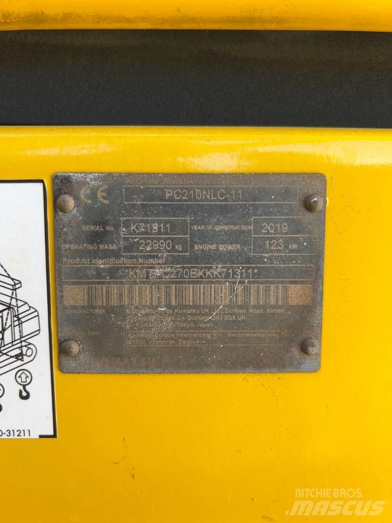 Komatsu PC210NLC-11 Crawler excavators