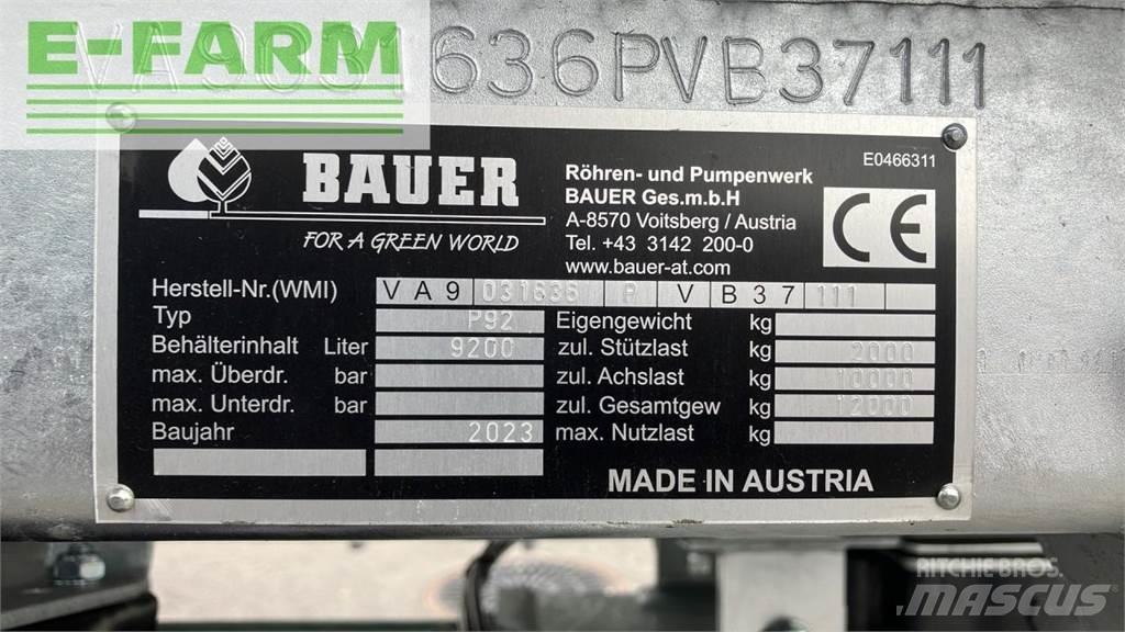 Bauer P 92 Manure spreaders