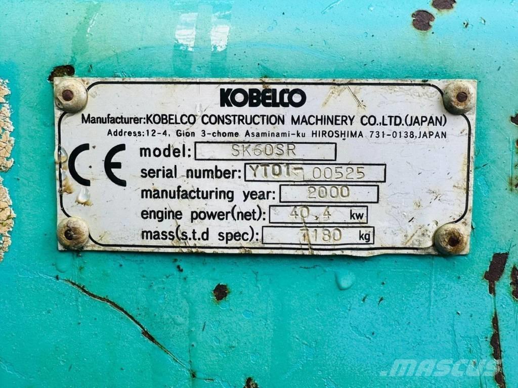 Kobelco SK 60 SR Mini excavators < 7t (Mini diggers)