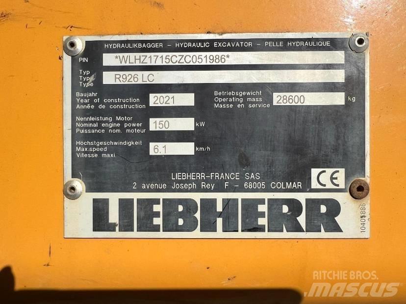 Liebherr R 926 LC Crawler excavators