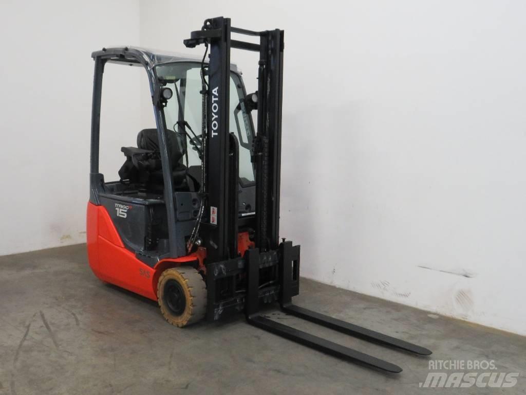 Toyota 8FBE15T Electric forklift trucks