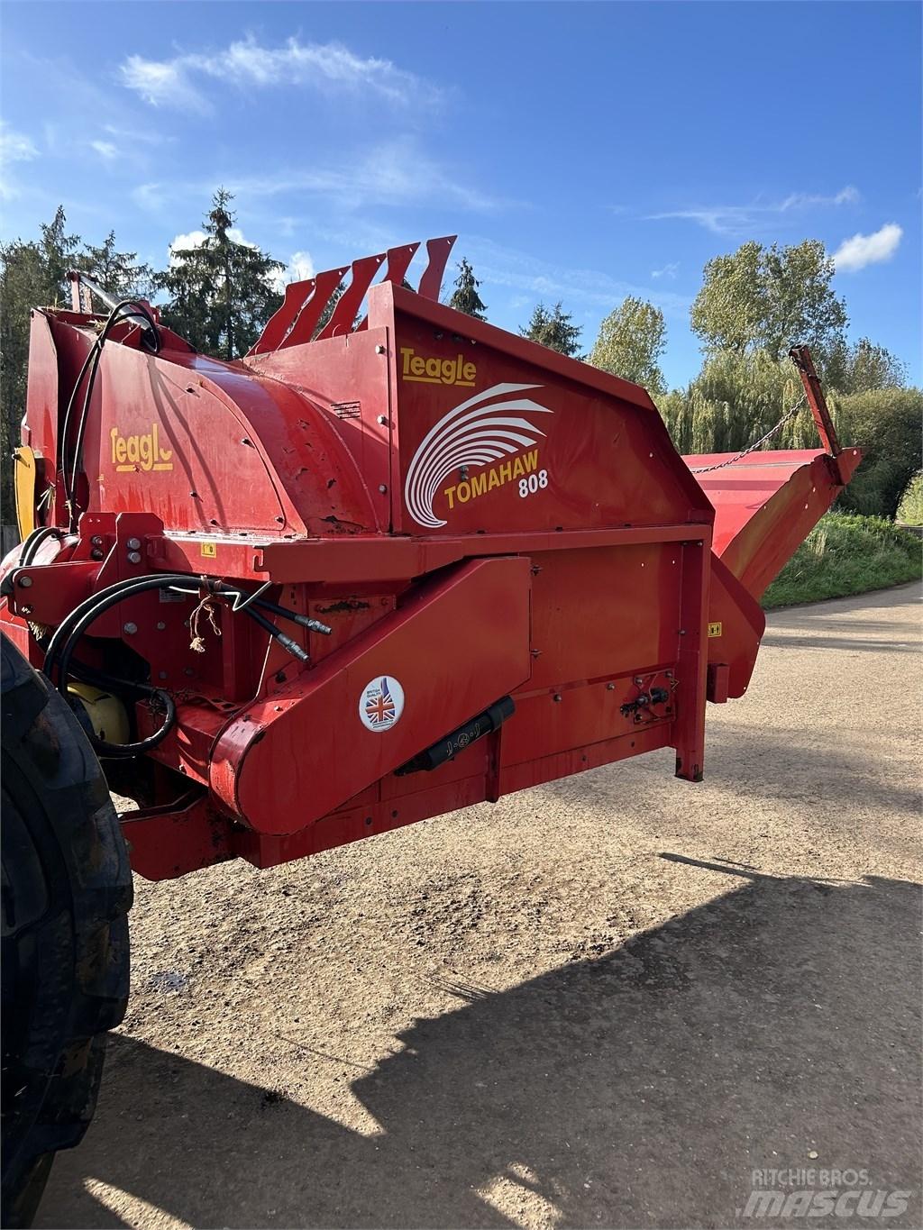 TEAGLE TOMAHAWK 808S Bale shredders, cutters and unrollers