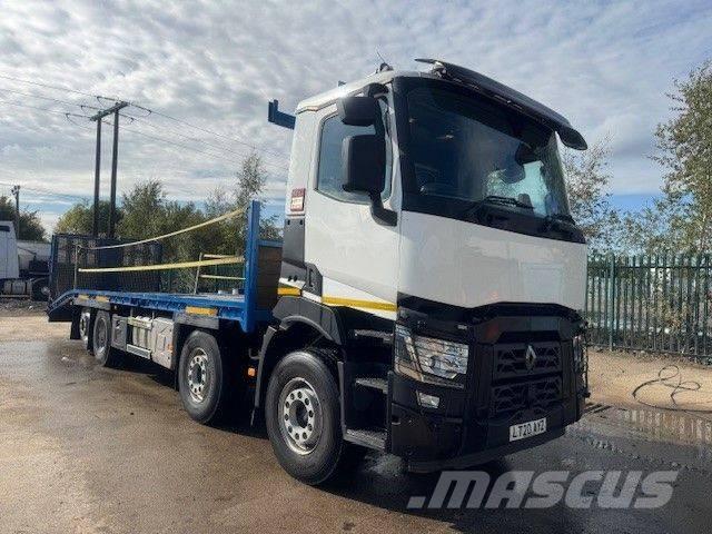 Renault C 430 Beavertail Flatbed / winch trucks