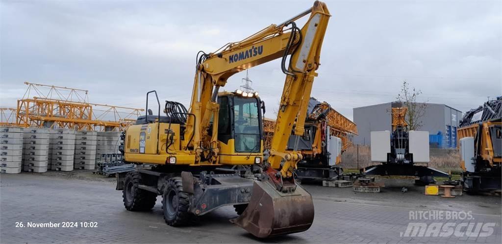 Komatsu PW160-7E0 Wheeled excavators