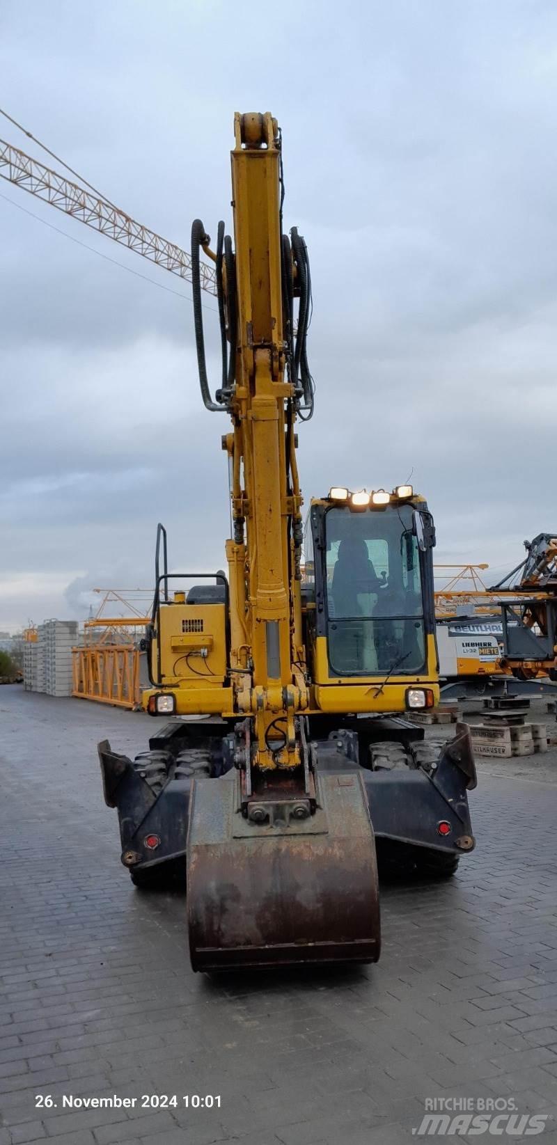 Komatsu PW160-7E0 Wheeled excavators