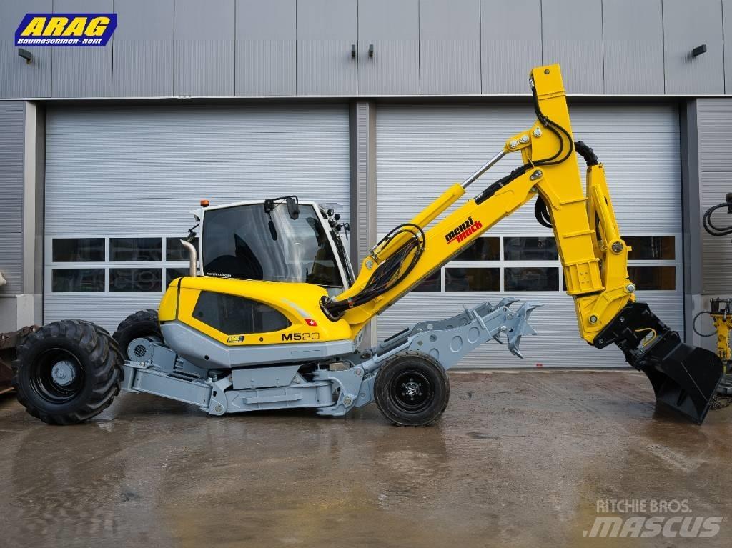 Menzi Muck M520 Wheeled excavators