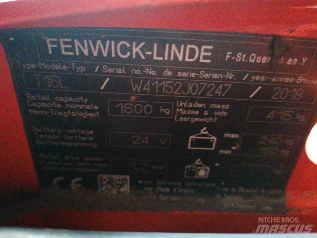 Linde T16L Low lifter