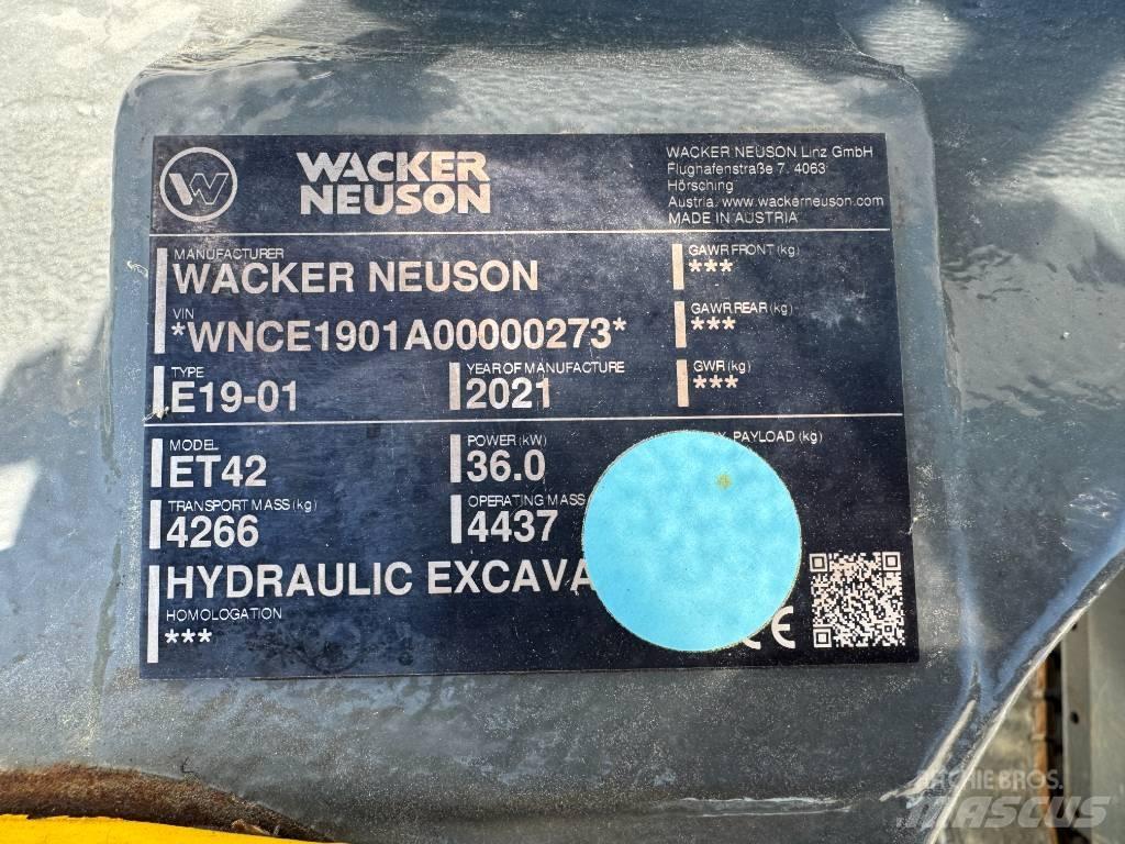 Wacker Neuson ET42 Crawler excavators