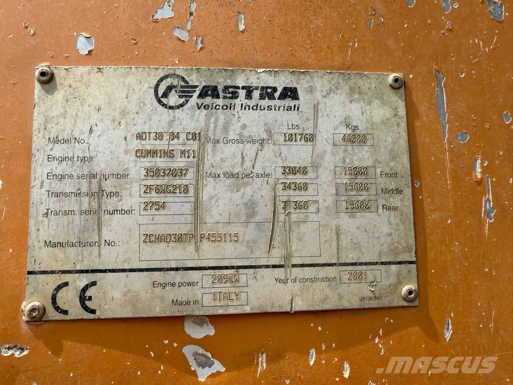 Astra ADT30 Articulated Haulers