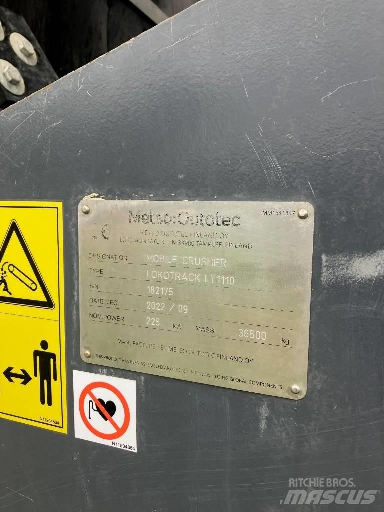 Metso LT 1110 Mobile crushers